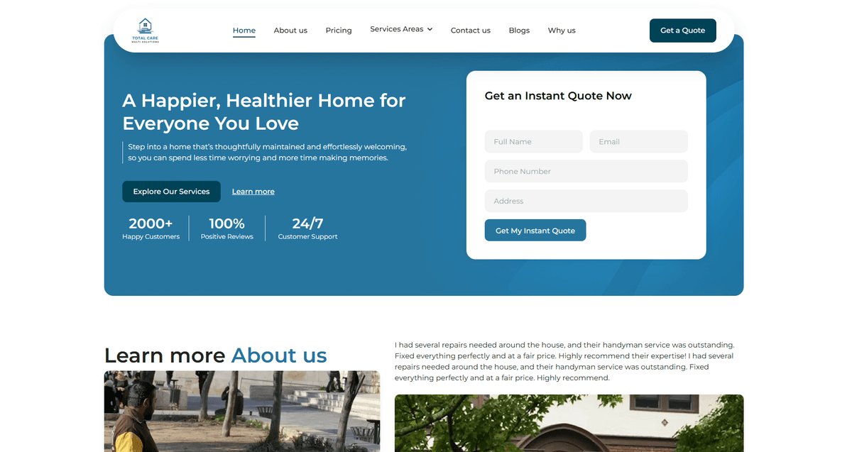Home Services Platform